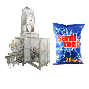 Automatisk Premade Big Bag Packing Machine Diskmedel Pulver Open-mouth Bagger