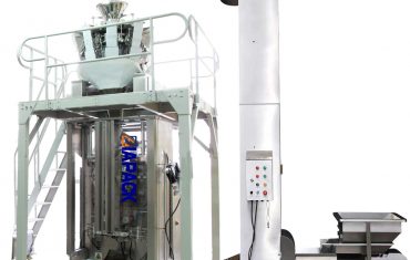 Automatisk quad seal bag vffs förpackningsmaskin