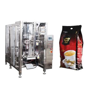 Kaffe Quad Bag Form Fill Seal förpackningsmaskin