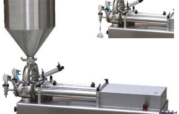 kolvfyllare med dubbla huvuden för trögflytande vätska