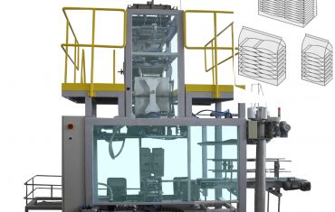 Automatisk produktionspackningslinje för mjukpåspressning