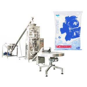 Vertikal Form Fill Seal Machine Med Volumetric Cup för Salt