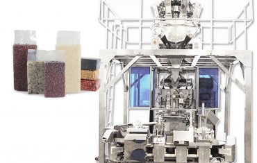 Automatisk tegeltyp vakuumpåsformande fyllningsförpackningsmaskin för spannmål