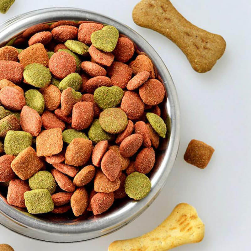 Automatisk produktionslinje för förpackning av foder för sällskapsdjur