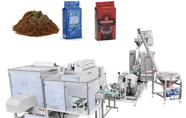 ZL100V Rismjöl Automatisk Vakuumförpackning Sekundär Inslagningslinje