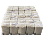 Automatisk platt botten med övre klisterpåse som bildar fyllningsförpackningsmaskin för spannmål